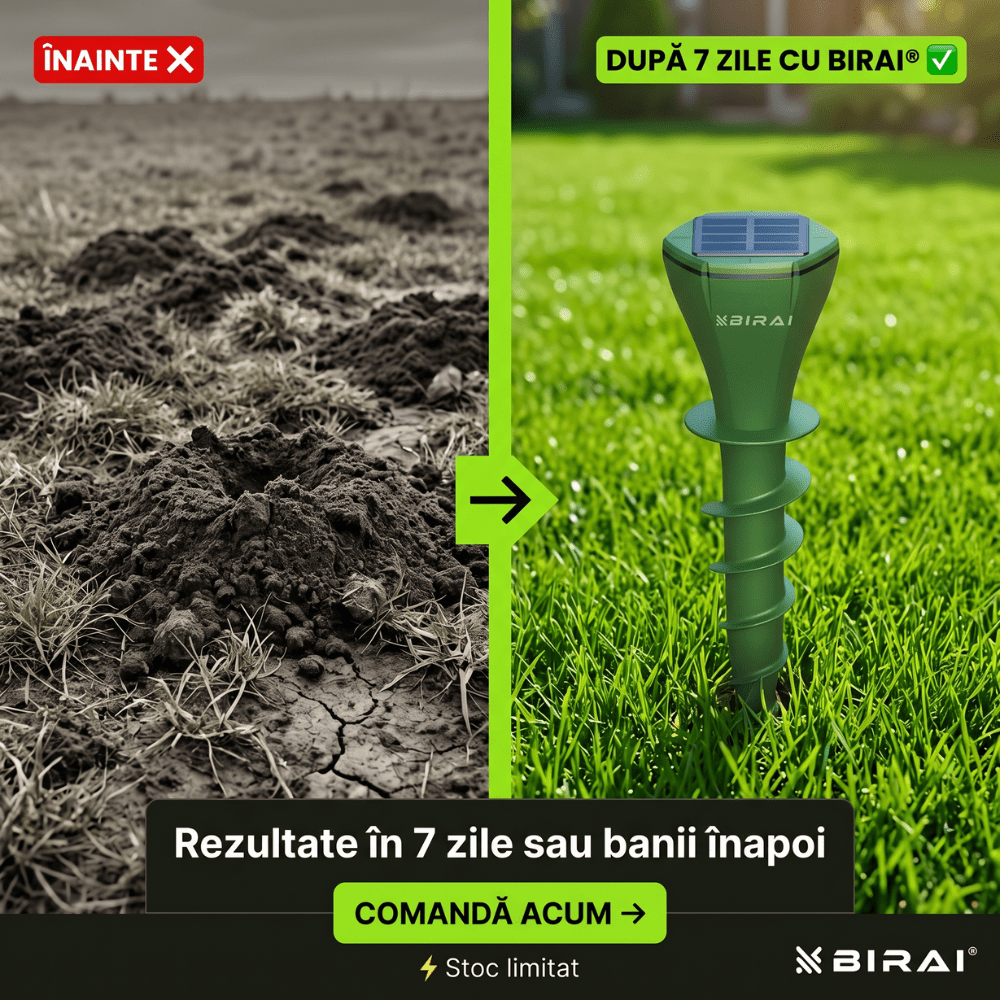 Dispozitiv anti cartite solar protectie gradina
